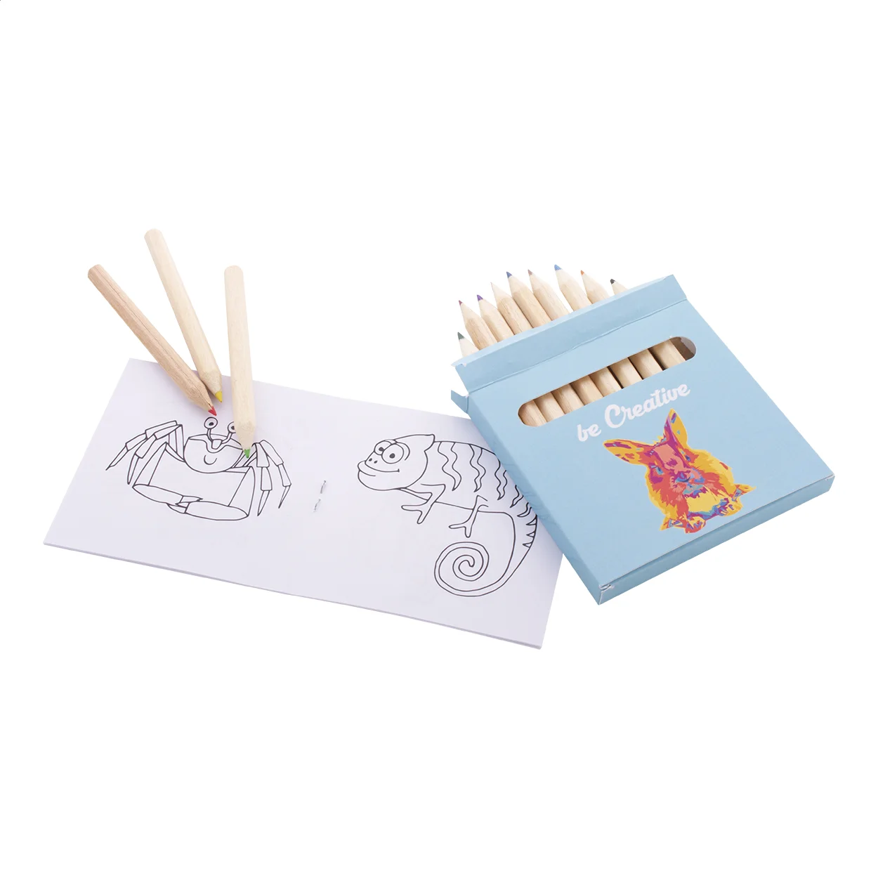 Individuelles Ausmalset, Tiere Coloxil 12, weiß – Bild 6
