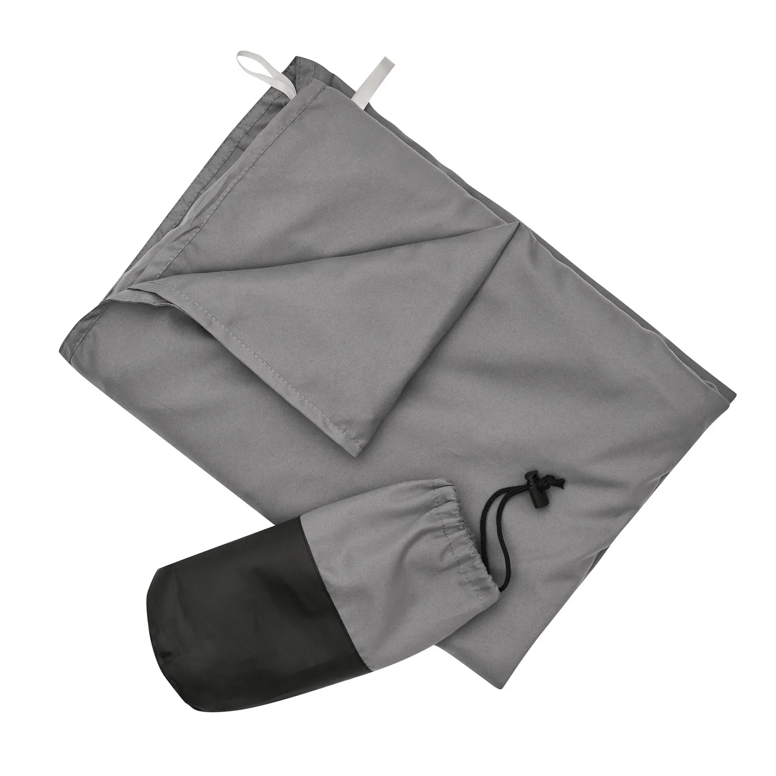 VACATION VIBES - Reiseschlafsack grau, schwarz, grau, schwarz – Bild 2