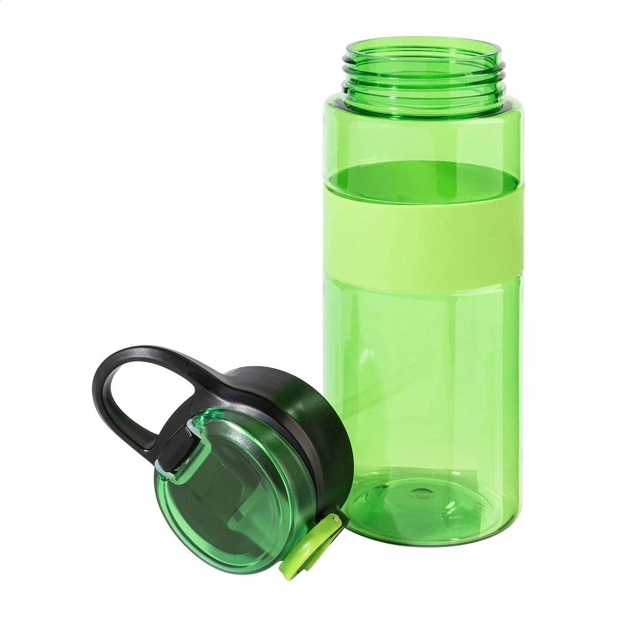 RPET Trinkflasche Fitgrip, grün – Bild 5