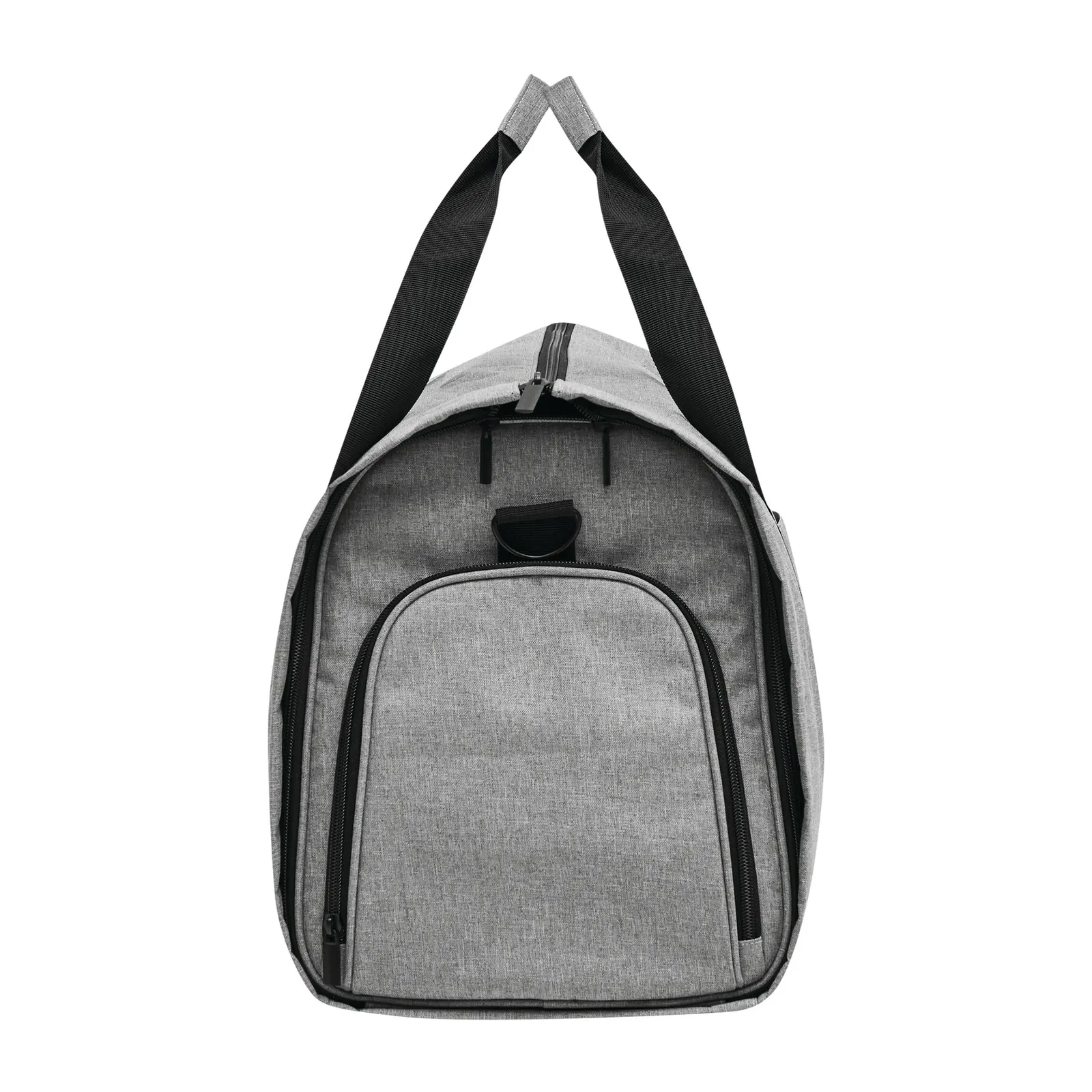 MILANO - Reisetasche mit integriertem Kleidersack grau, schwarz, grau, schwarz – Bild 5