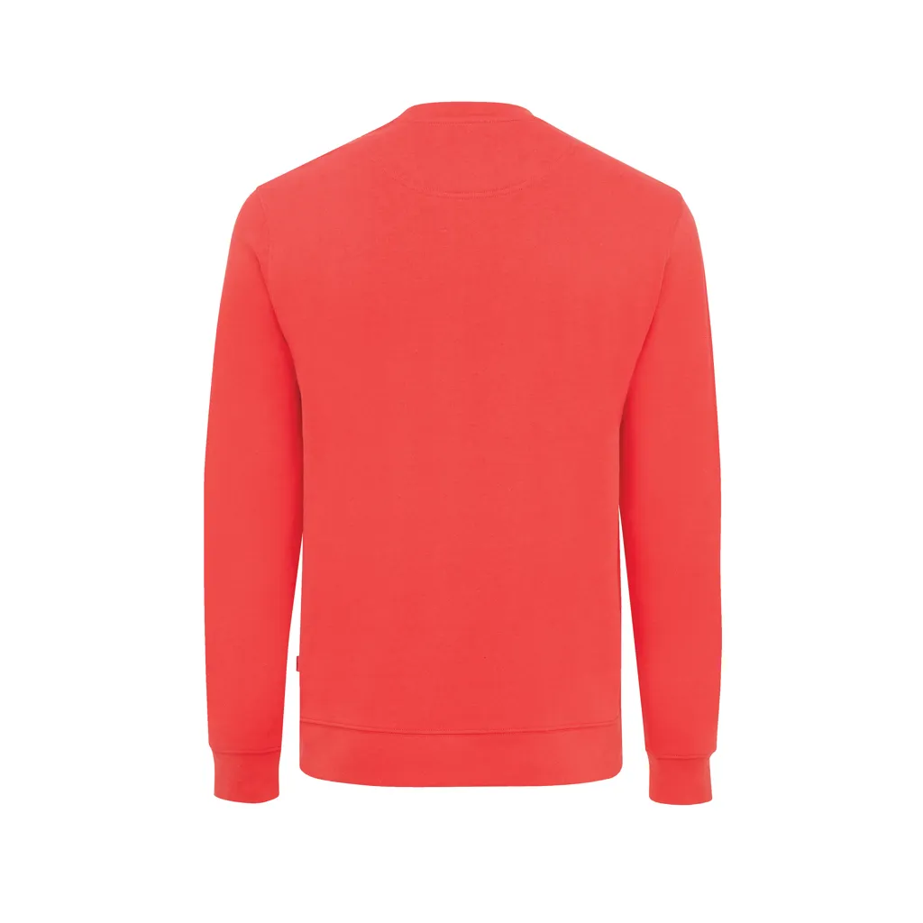 IQONIQ Zion Rundhals-Sweater aus recycelter Baumwolle, luscious red – Bild 2