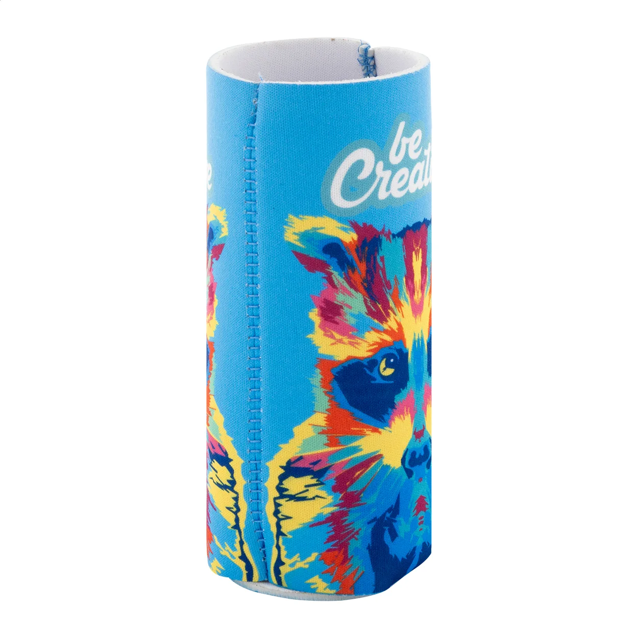 RPET Dosenkühler PrintCan Slim, weiß – Bild 2