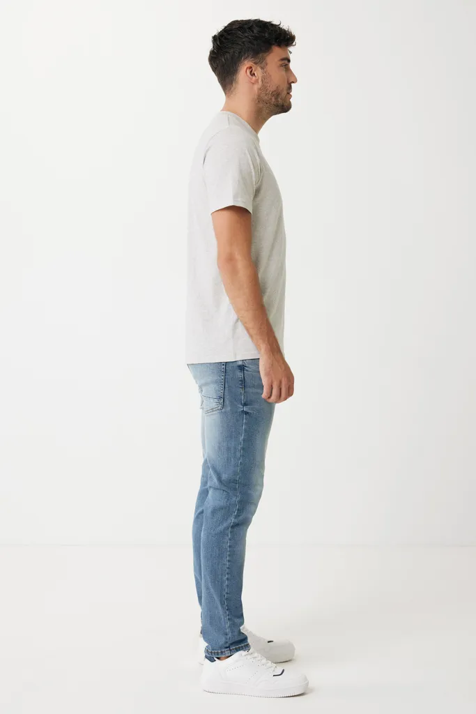 IQONIQ Sierra Lightweight T-Shirt aus recycelter Baumwolle, light heather grey – Bild 6