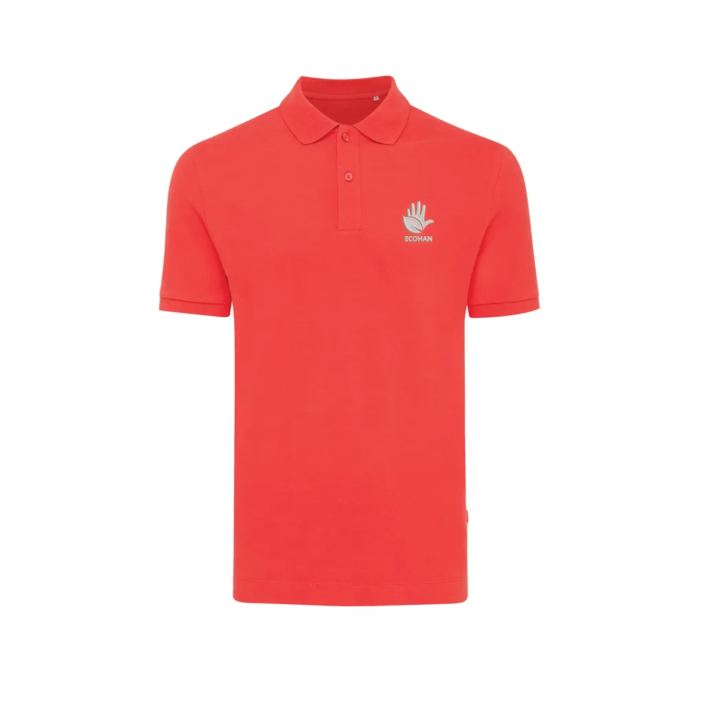 IQONIQ Yosemite Piqué-Poloshirt aus recycelter Baumwolle, luscious red – Bild 3