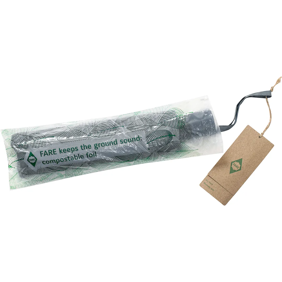 Taschenschirm ÖkoBrella, Ø 98 cm, Länge 27 cm, grau wS – Bild 6