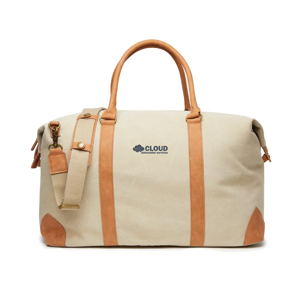 VINGA Bosler Seesack aus RCS recyceltem Canvas, beige – Bild 3