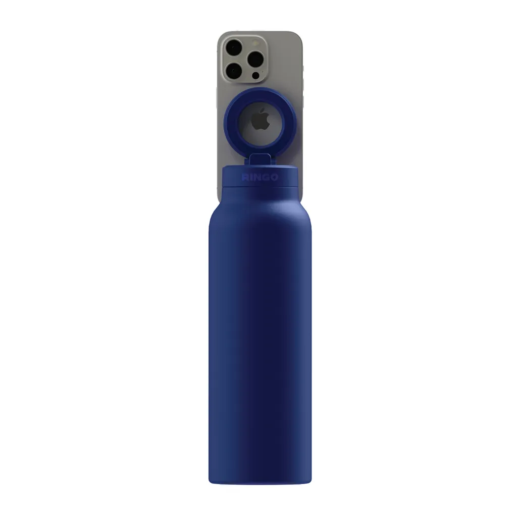 RINGO Pro MagSafe®-Trinkflasche mit magnetischem Ring, blau – Bild 6