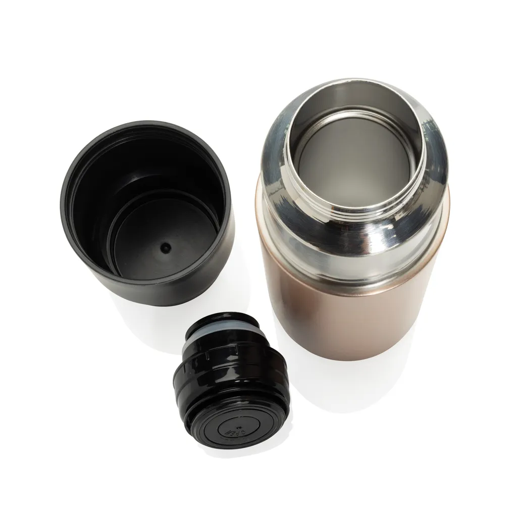 Thermocup RCS – recycelte Thermosflasche mit Becher, 500ml, Bronze – Bild 5