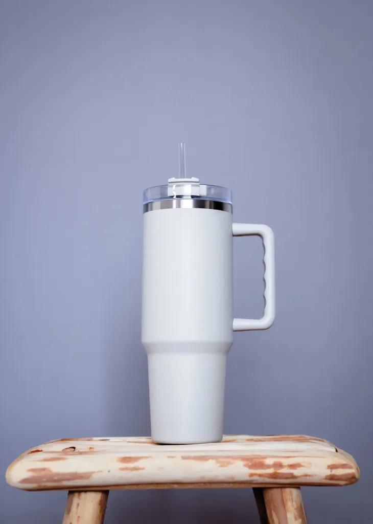 Peakflow Becher aus RCS recyceltem Stainless Steel 1200ml, weiß – Bild 6