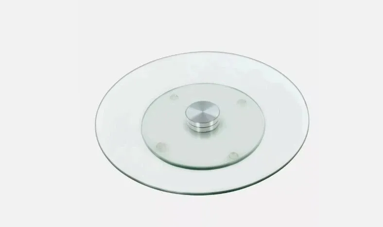 ALPINA Drehbare Tortenplatte aus Glas Ø32.2cm, Weiß – Bild 4