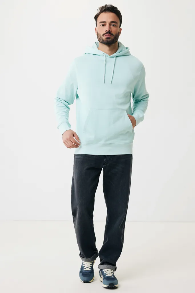 IQONIQ Rila Lightweight Hoodie aus recycelter Baumwolle, crushed mint – Bild 5