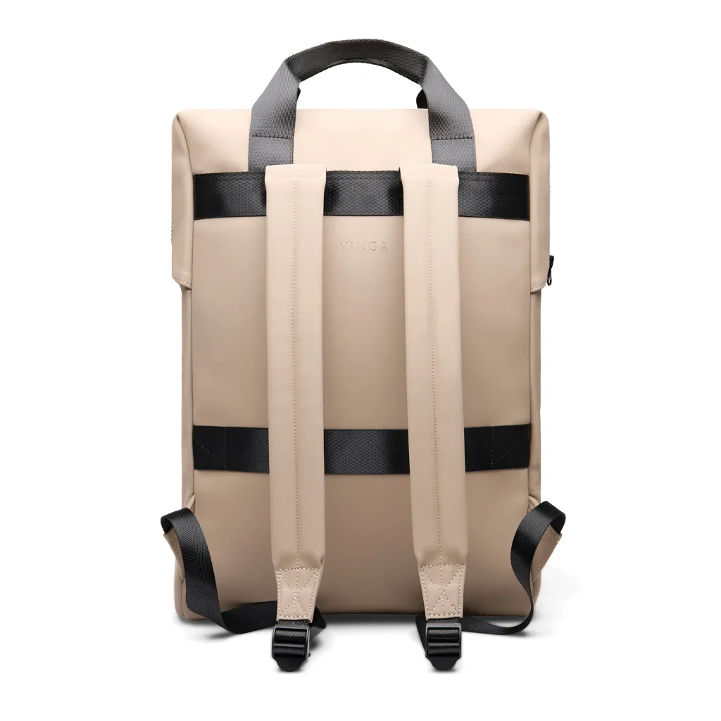 VINGA Baltimore RCS Tote Rucksack, greige – Bild 3
