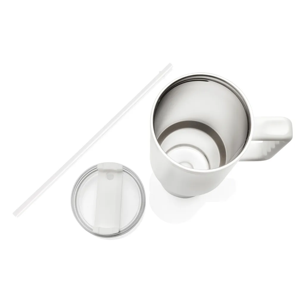 Peakflow Becher aus RCS recyceltem Stainless Steel 1200ml, weiß – Bild 2