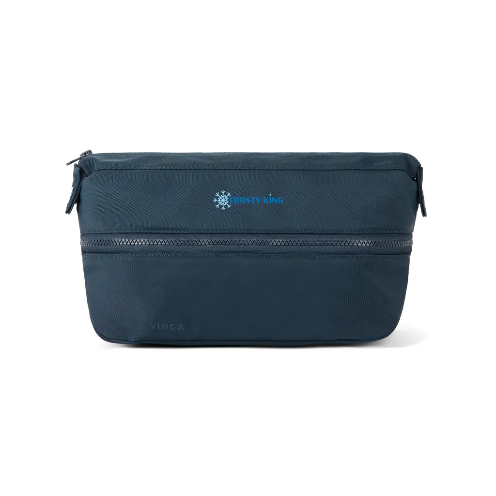 VINGA Baltimore Neo RCS – erweiterbarer Kulturbeutel, navy blau – Bild 6