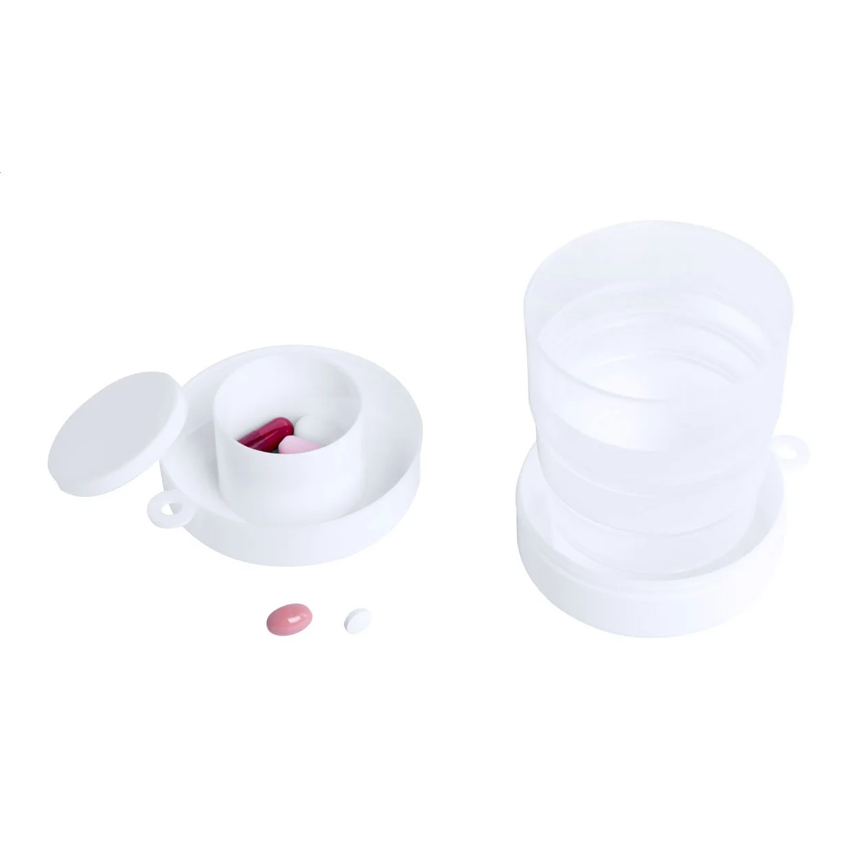 Faltbarer Becher Medicup, weiß – Bild 5