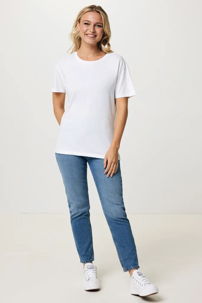 IQONIQ Yala Damen T-Shirt aus recycelter Baumwolle, recycled white – Bild 4