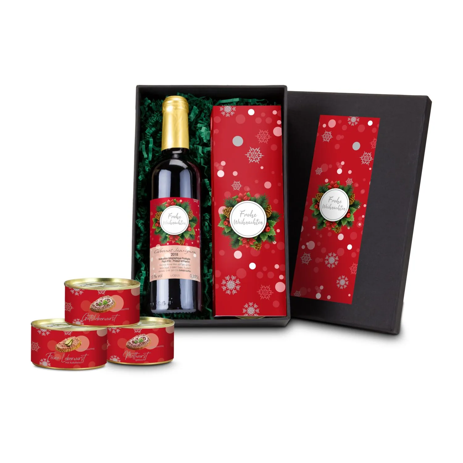 Geschenkset / Präsenteset: Herzhafte Weihnachten, rot – Bild 2