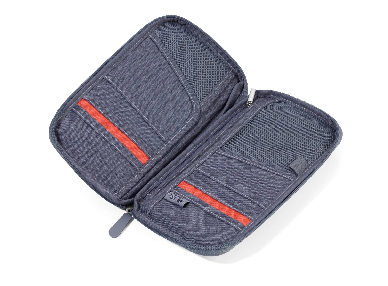 Etui SAFE FLIGHT grau/orange, grau/orange – Bild 2