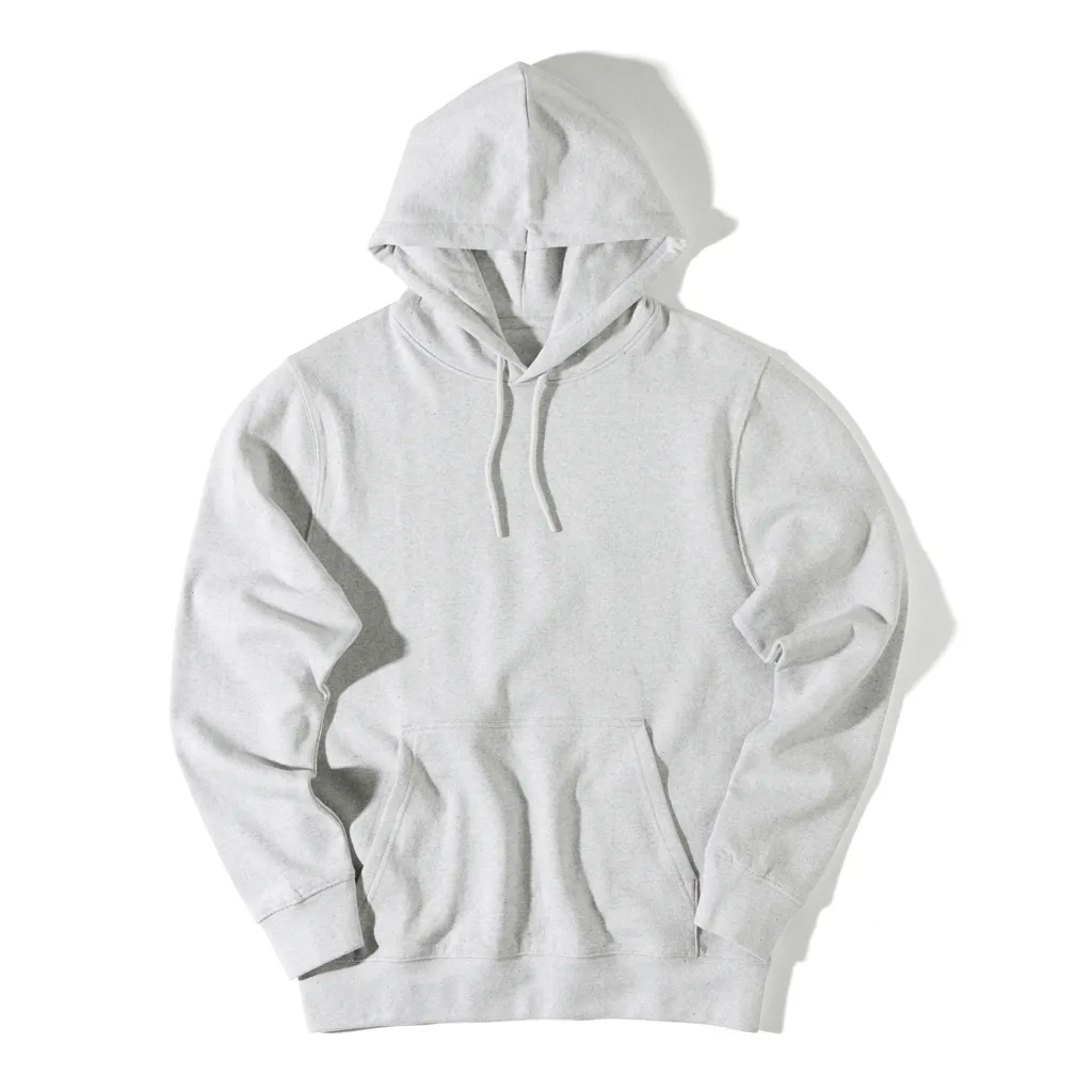 IQONIQ Rila Lightweight Hoodie aus recycelter Baumwolle, light heather grey – Bild 3
