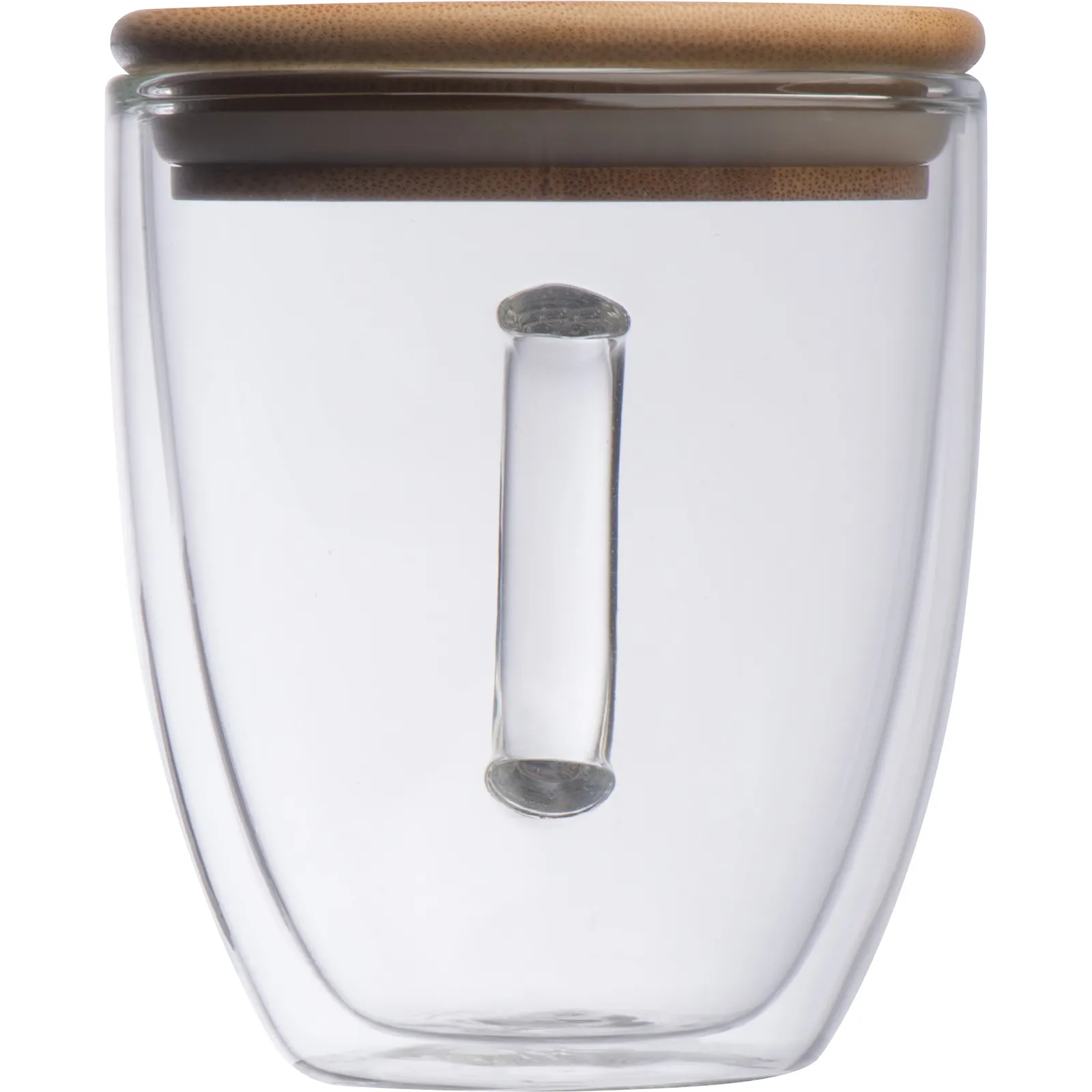 Doppelwandige Glastasse Gerthe, transparent – Bild 3