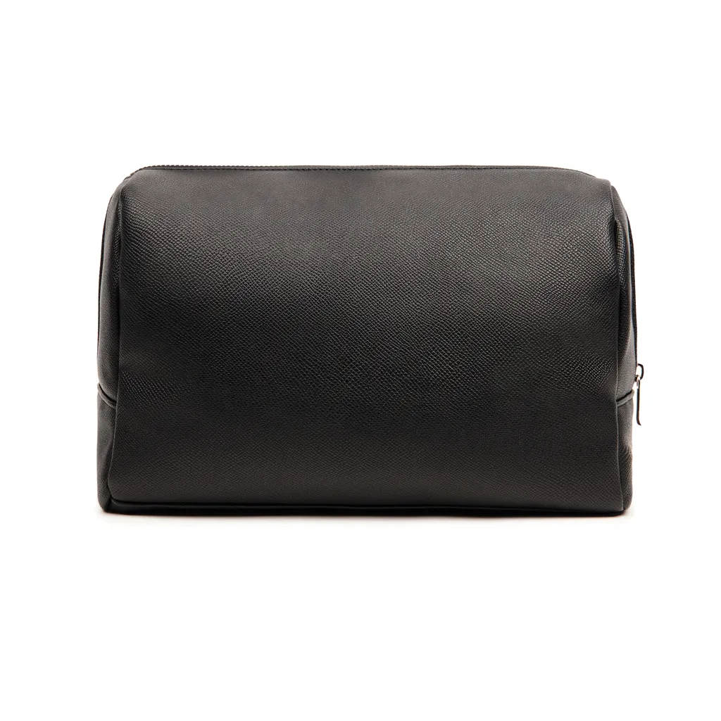 VINGA Bermond Kulturtasche aus RCS recyceltem PU, schwarz – Bild 5