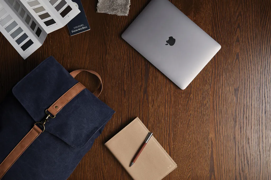 VINGA Bosler Rucksack aus GRS recyceltem Canvas, navy blau – Bild 7