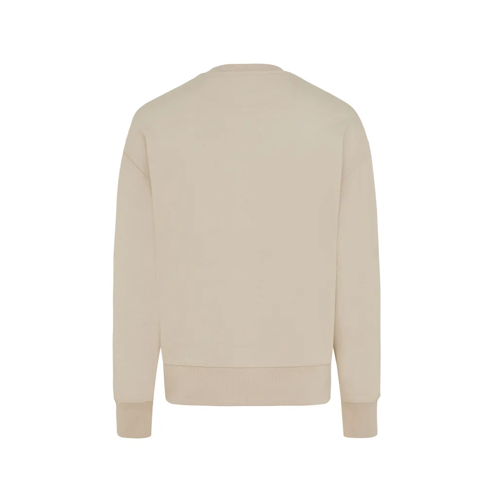 IQONIQ Kruger Relax-Rundhals-Sweater aus recycelt. Baumwolle, desert – Bild 2