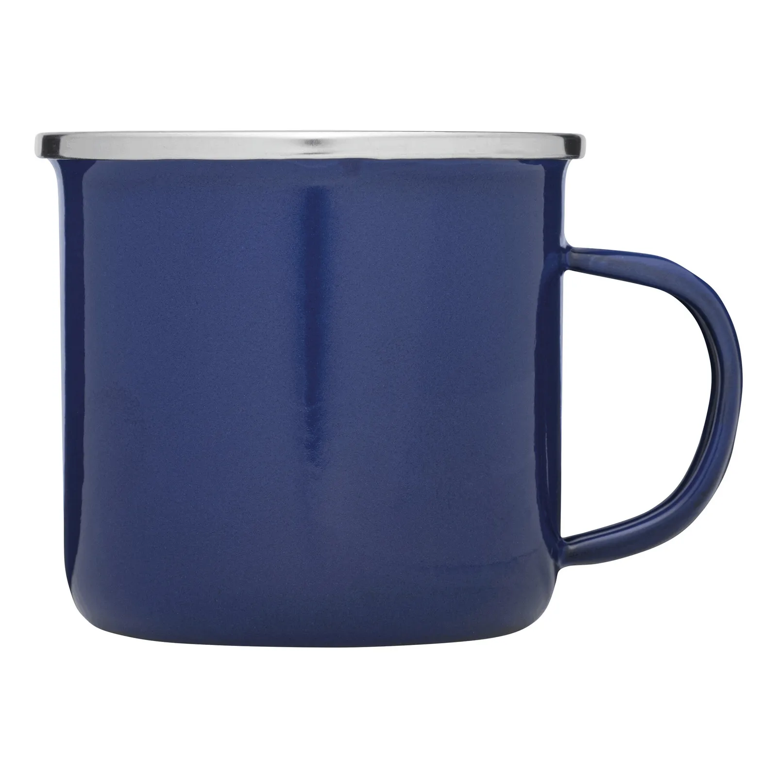 VINTAGE CUP - Emaille-Trinkbecher, blau – Bild 3