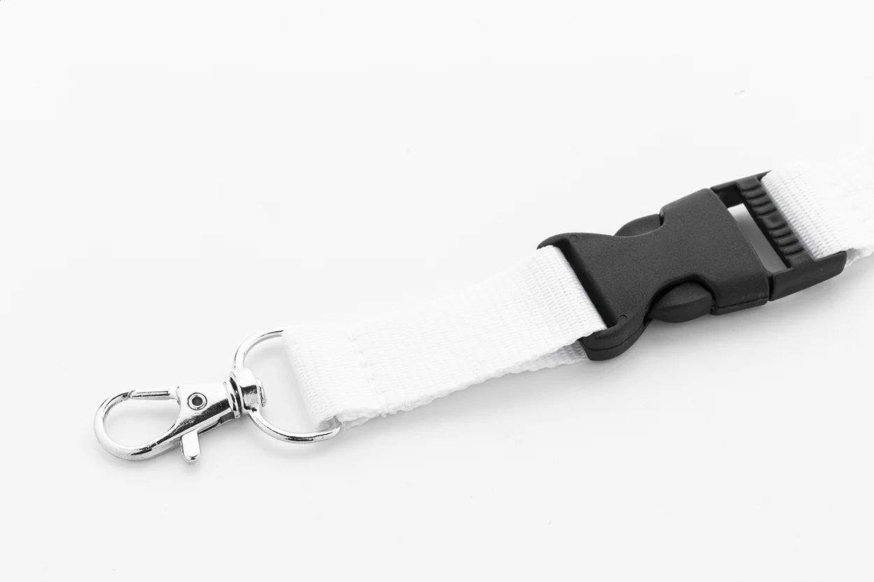 Lanyard Revent Plus aus RPET, weiß – Bild 3
