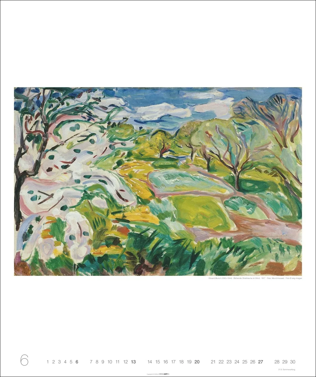 Edvard Munch Edition Wandkalender 2027 – Bild 7