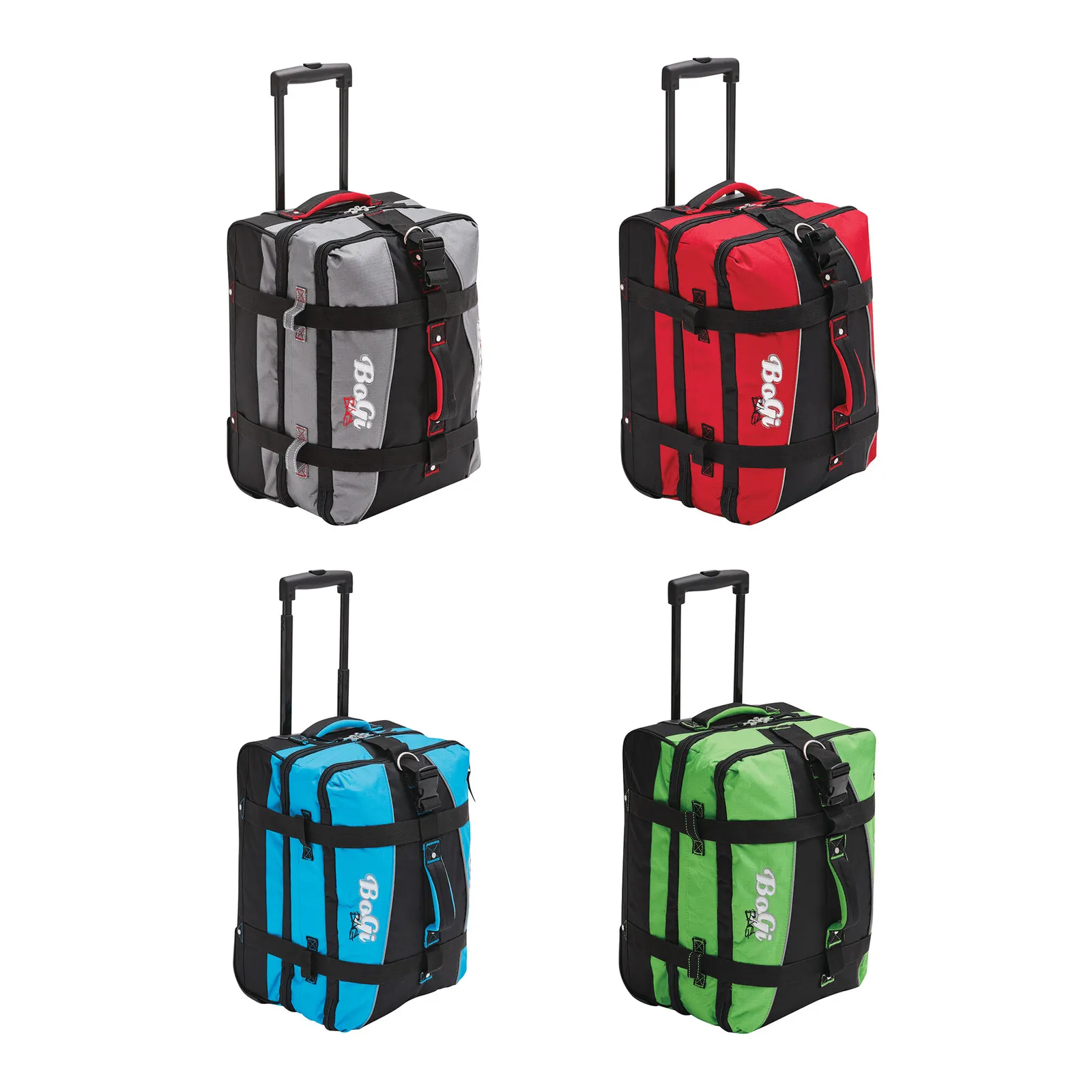 BOGI S - Trolley-Reisetasche BoGi S, grau, schwarz – Bild 13