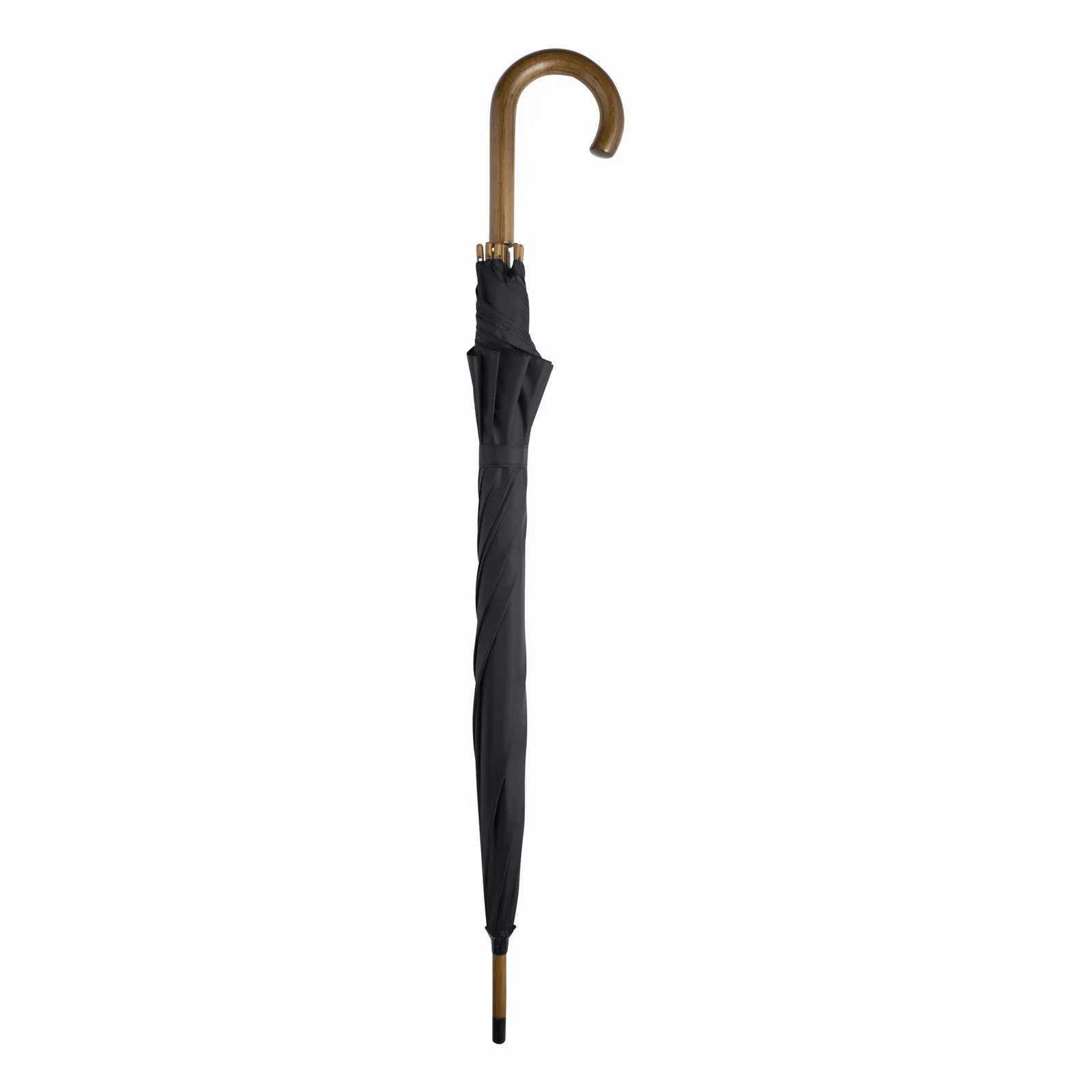BOOGIE Umbrella, Automatik-Holzstockschirm, schwarz – Bild 3