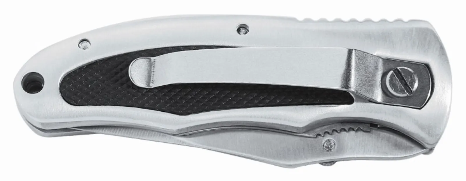 Taschenmesser "HunterPlus" silber/schwarz, schwarz – Bild 2