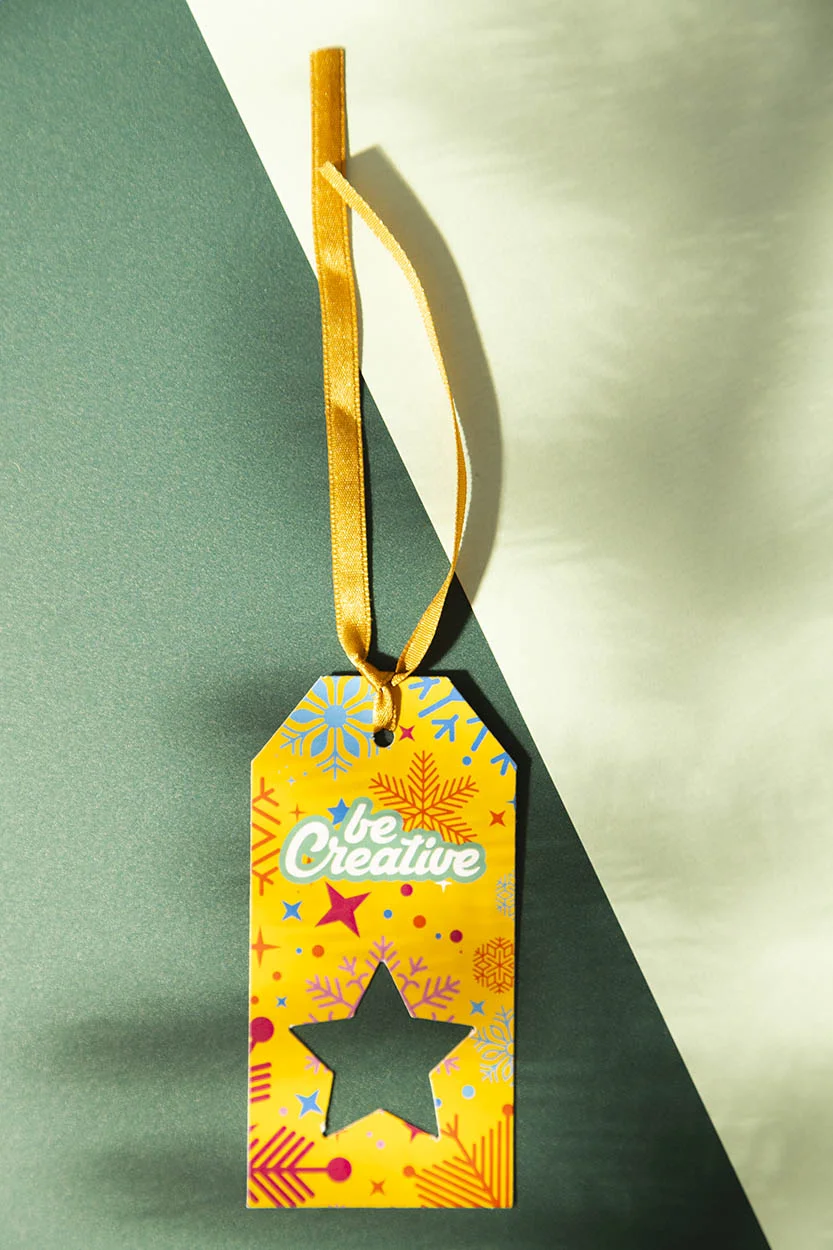Geschenkanhänger PrinTag Plus, Stern, weiß – Bild 7
