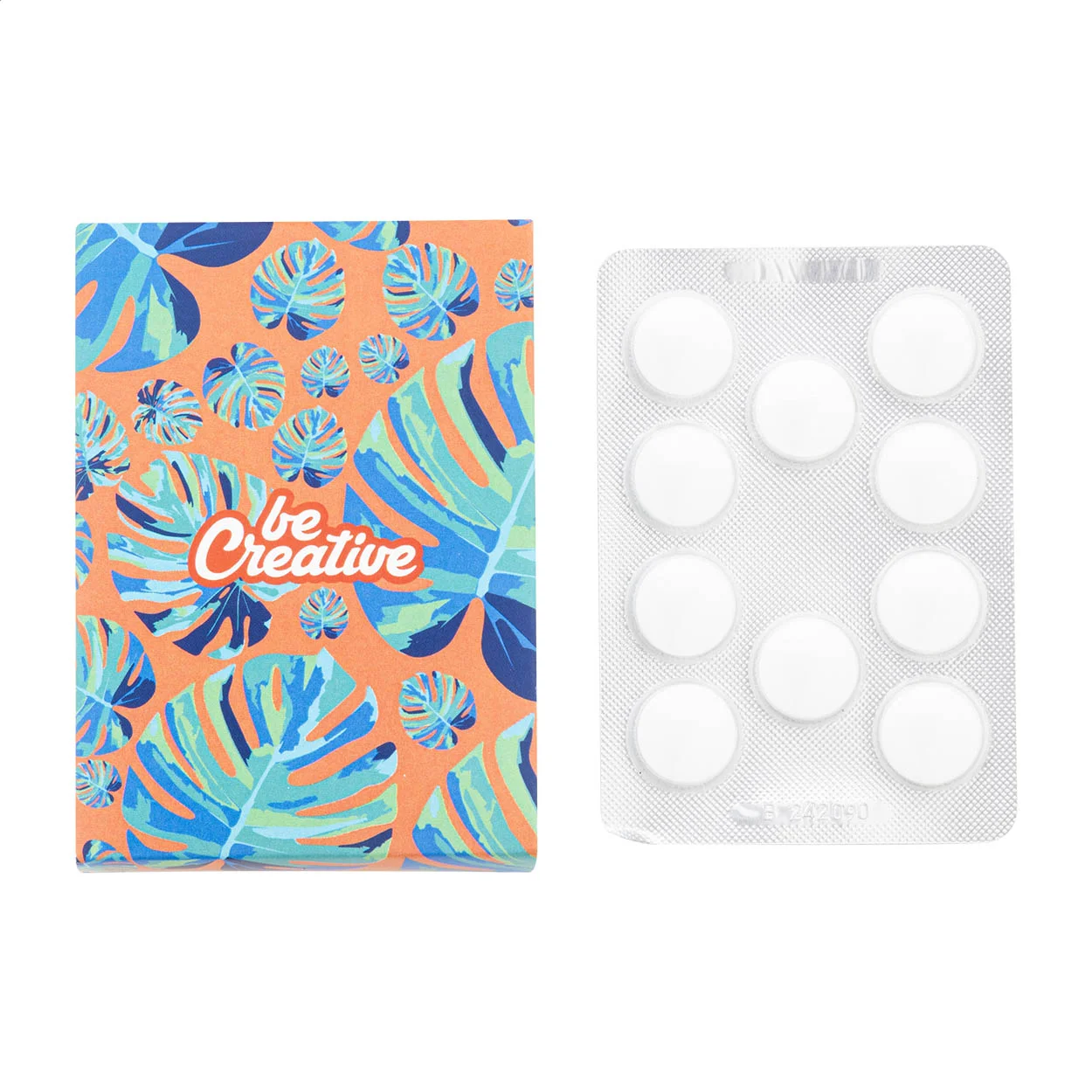 Minzbonbons CreaMint 10 in individueller Verpackung, weiß – Bild 2