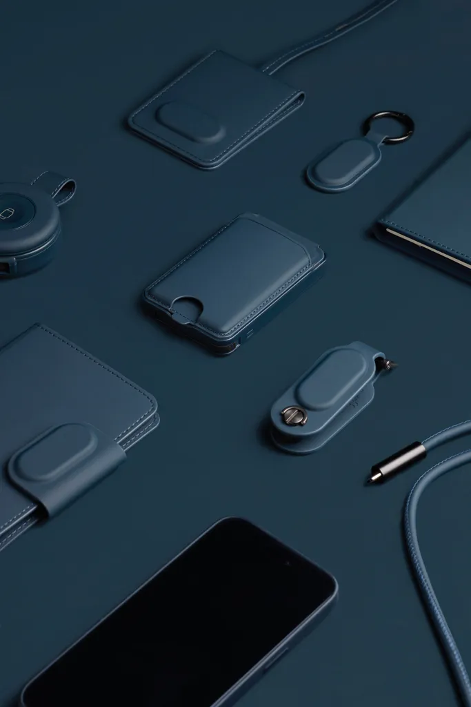 VINGA Baltimore RCS Schlüsselhalter mit Dual-Finder, navy blau – Bild 5