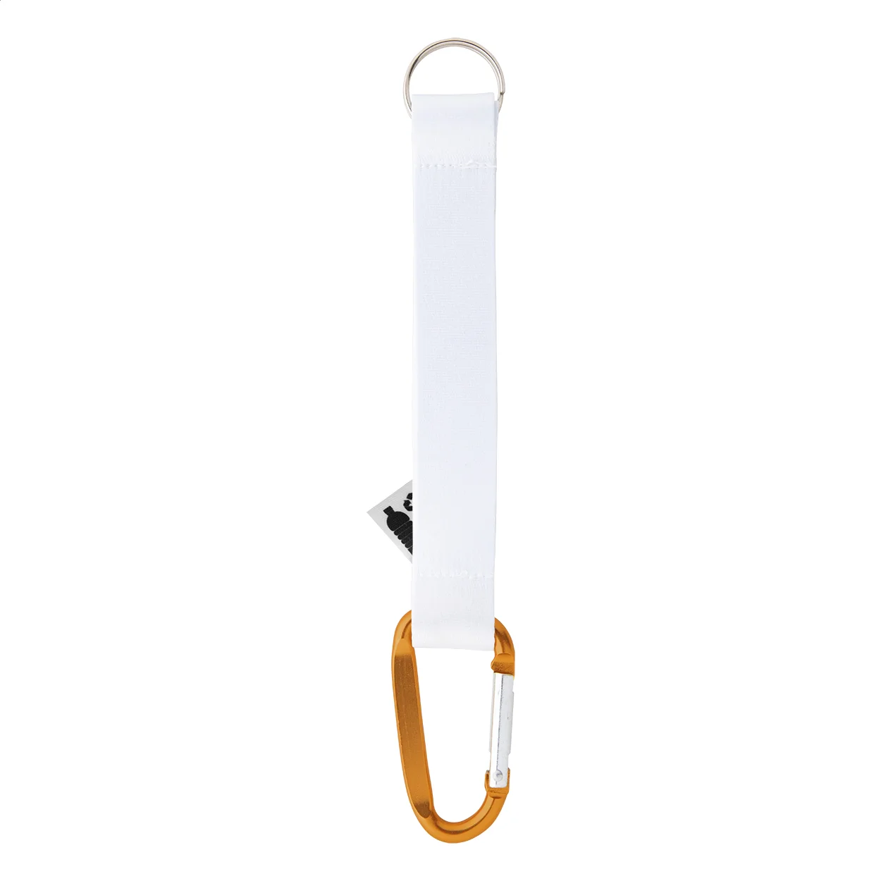 Individueller Schlüsselanhänger Subiner RPET, orange, weiß – Bild 2