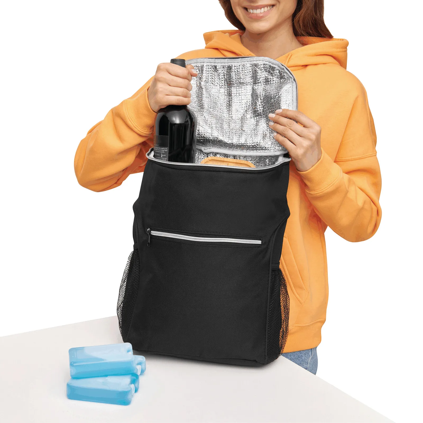 NOME - Kühlrucksack schwarz, schwarz – Bild 8