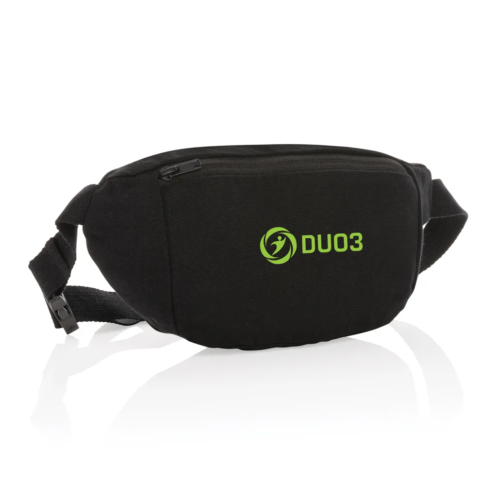 Impact Aware™ 285g/m² ungefärbte rCanvas-Gürteltasche, schwarz – Bild 3