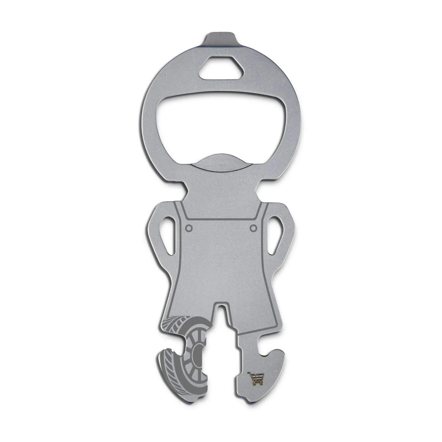 ROMINOX® Best Buddy Friend // Car Mechanic, silber – Bild 5