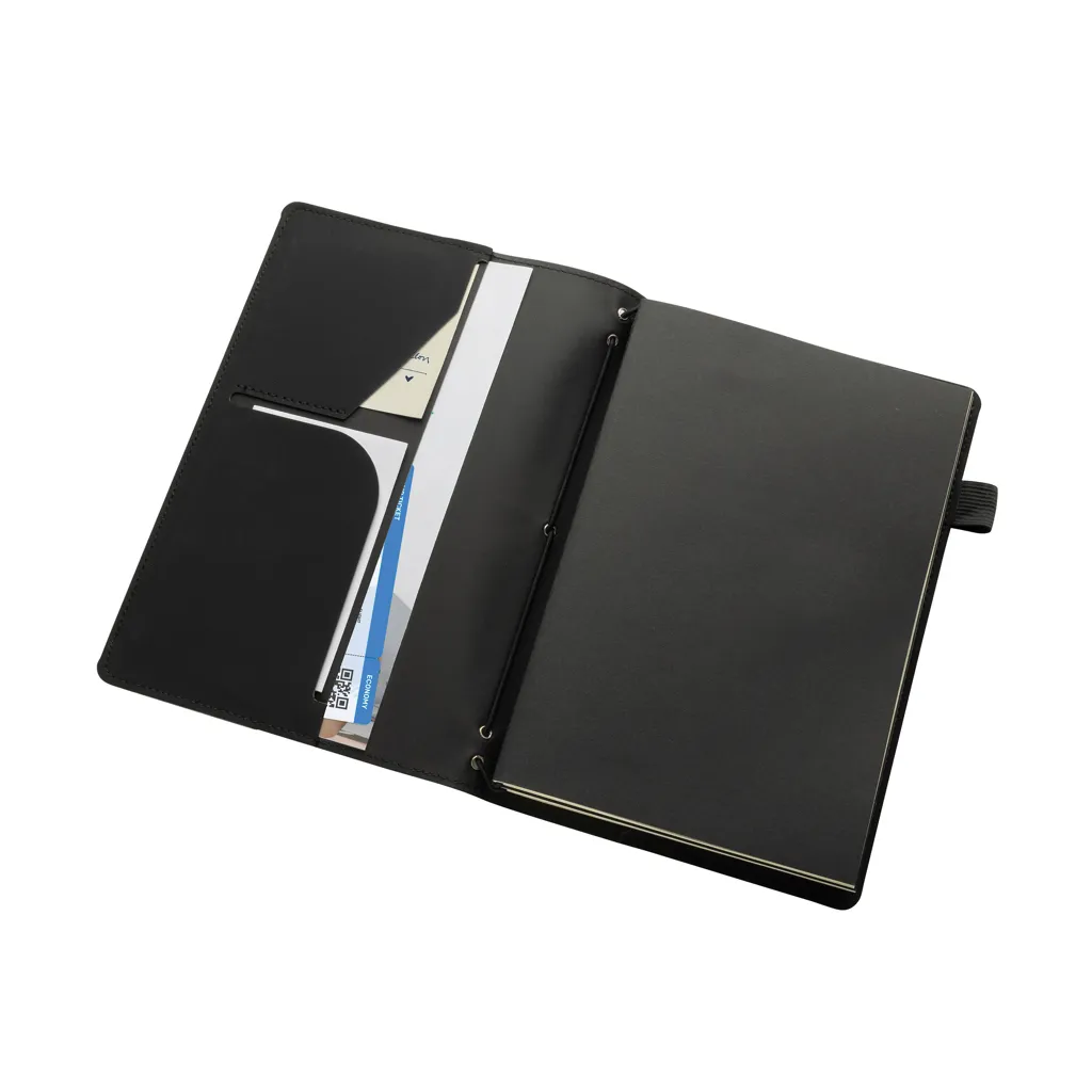 Daily Notes Binder 3-in-1 PU-Notizbuch zum Nachfüllen, schwarz – Bild 4