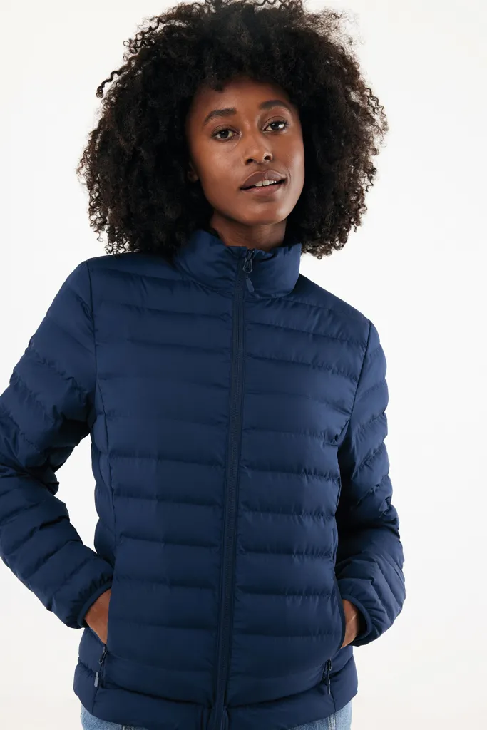 IQONIQ Maiko Damen Steppjacke aus recyceltem Polyester, navy blau – Bild 7