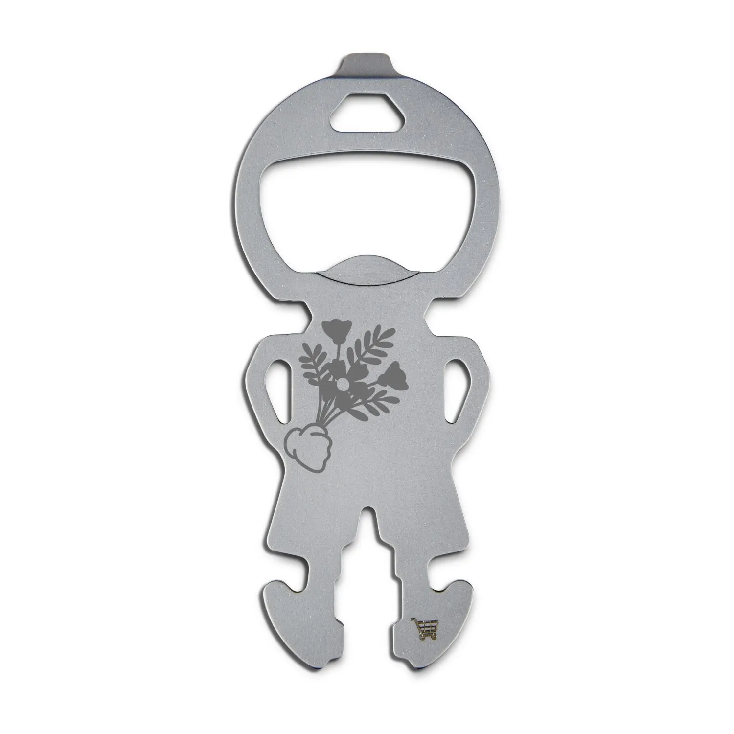 ROMINOX® Best Buddy Friend // Flower, silber – Bild 5