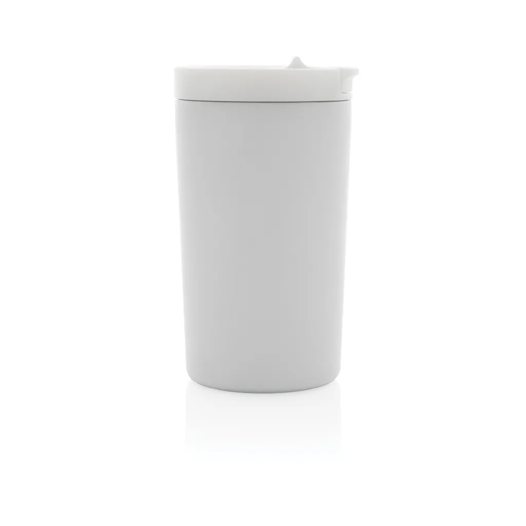Doppelwandiger Vakuum-Becher aus RCS recyceltem SS, weiß – Bild 3