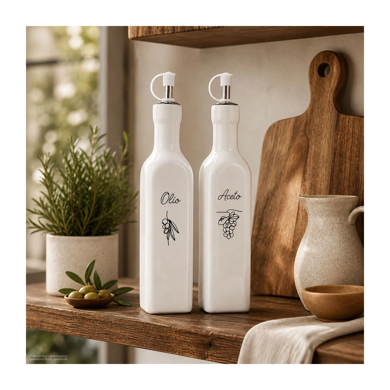 Geschenkset / Präsenteset: Essig & Öl Classico, grau – Bild 14