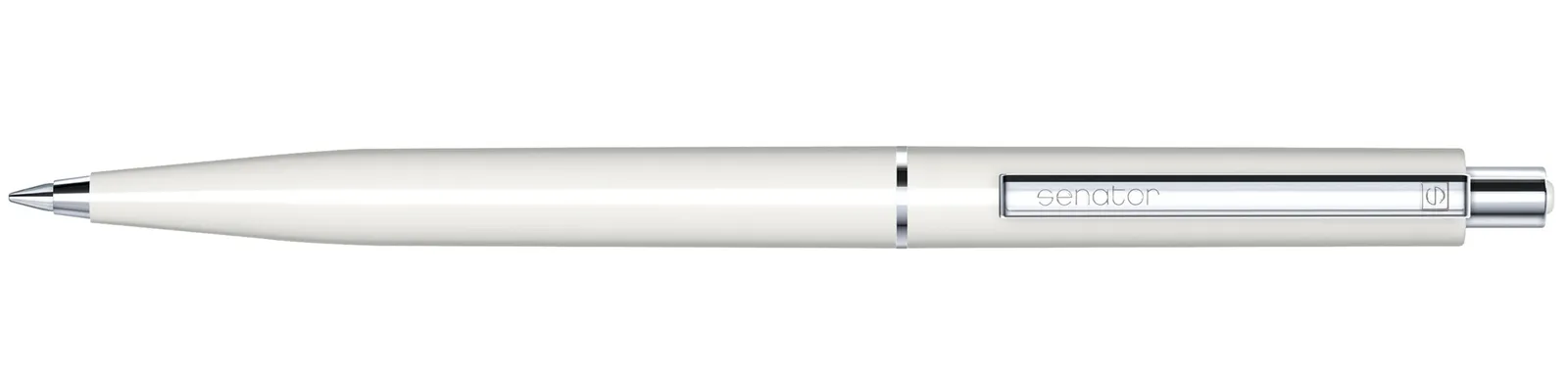 Point Polished Druckkugelschreiber, Weiß – Bild 3