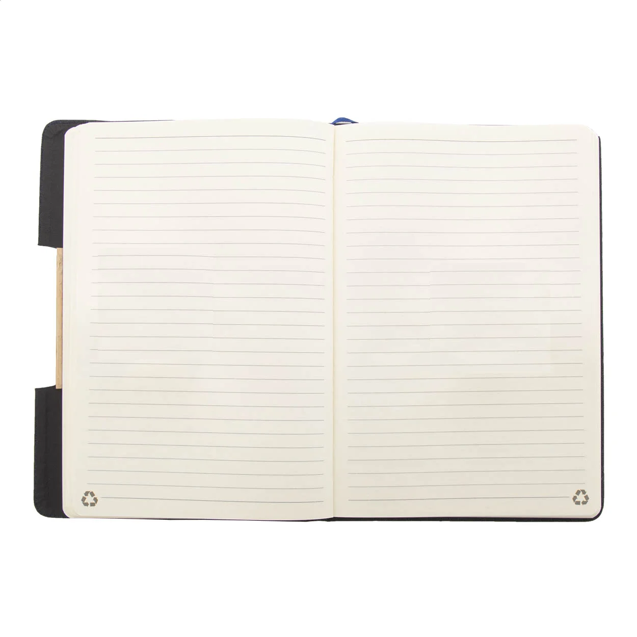 RPET Notizbuch Bothom, dunkelblau – Bild 3