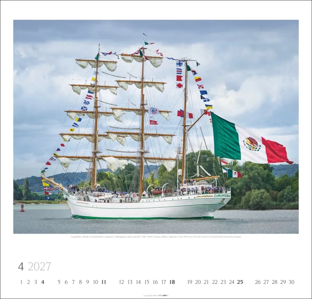 Tall Ships Wandkalender 2027 – Bild 5