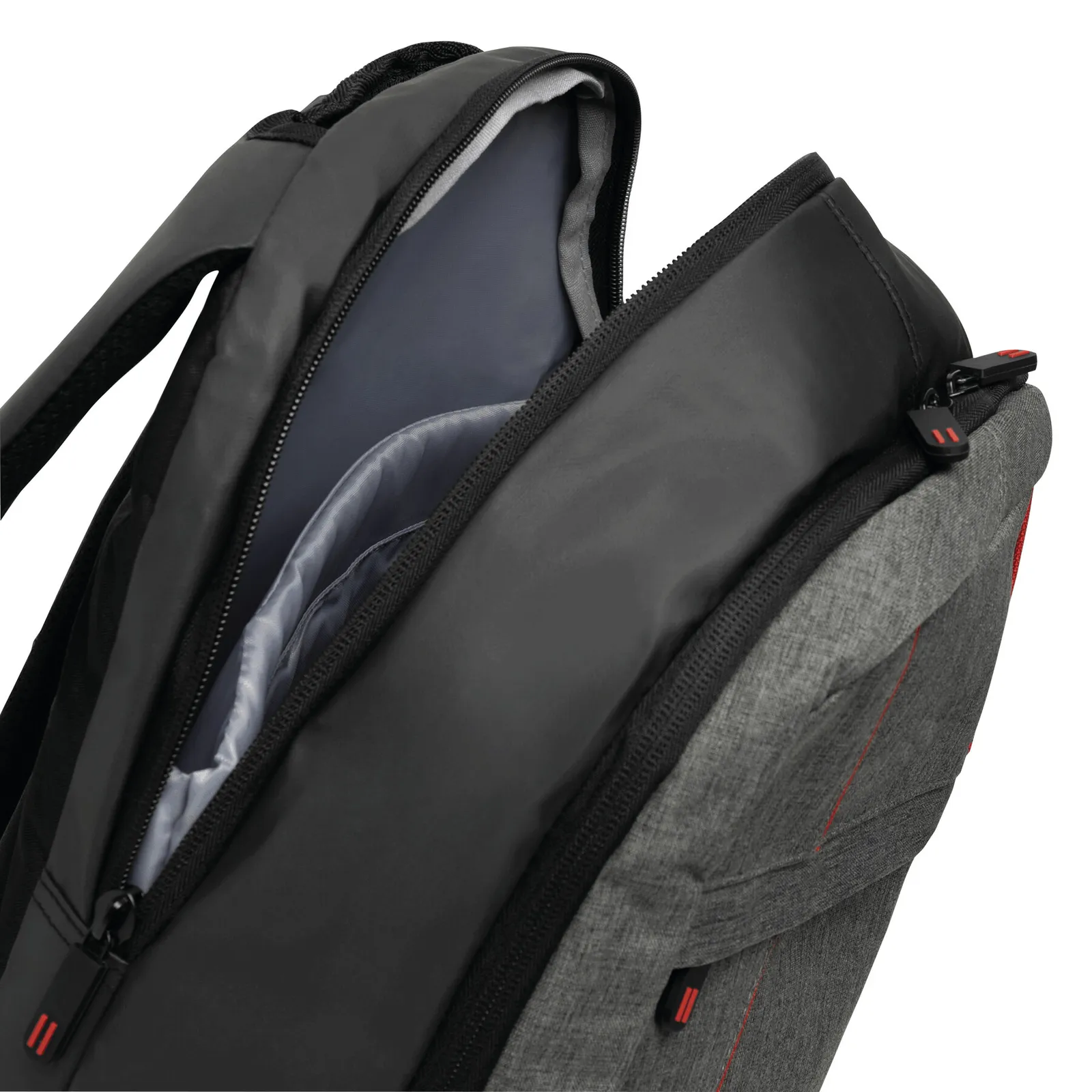 SPLIT - Rucksack, grau, rot – Bild 5