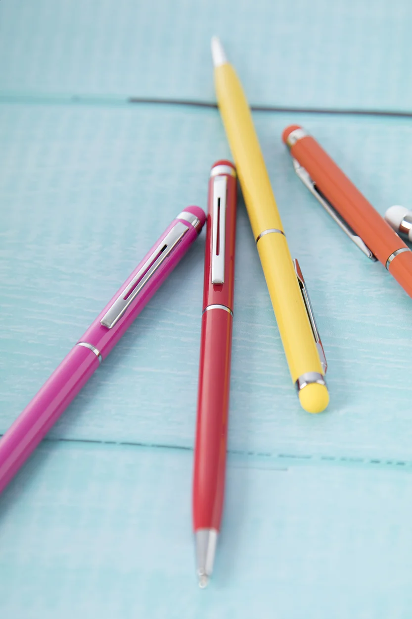 Touchpen Todox mit Kugelschreiber, orange – Bild 3